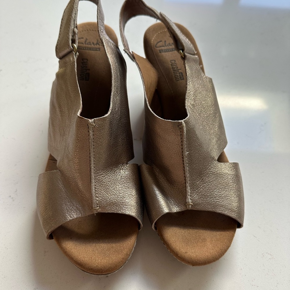 Clarks Women's Bronze Sandals